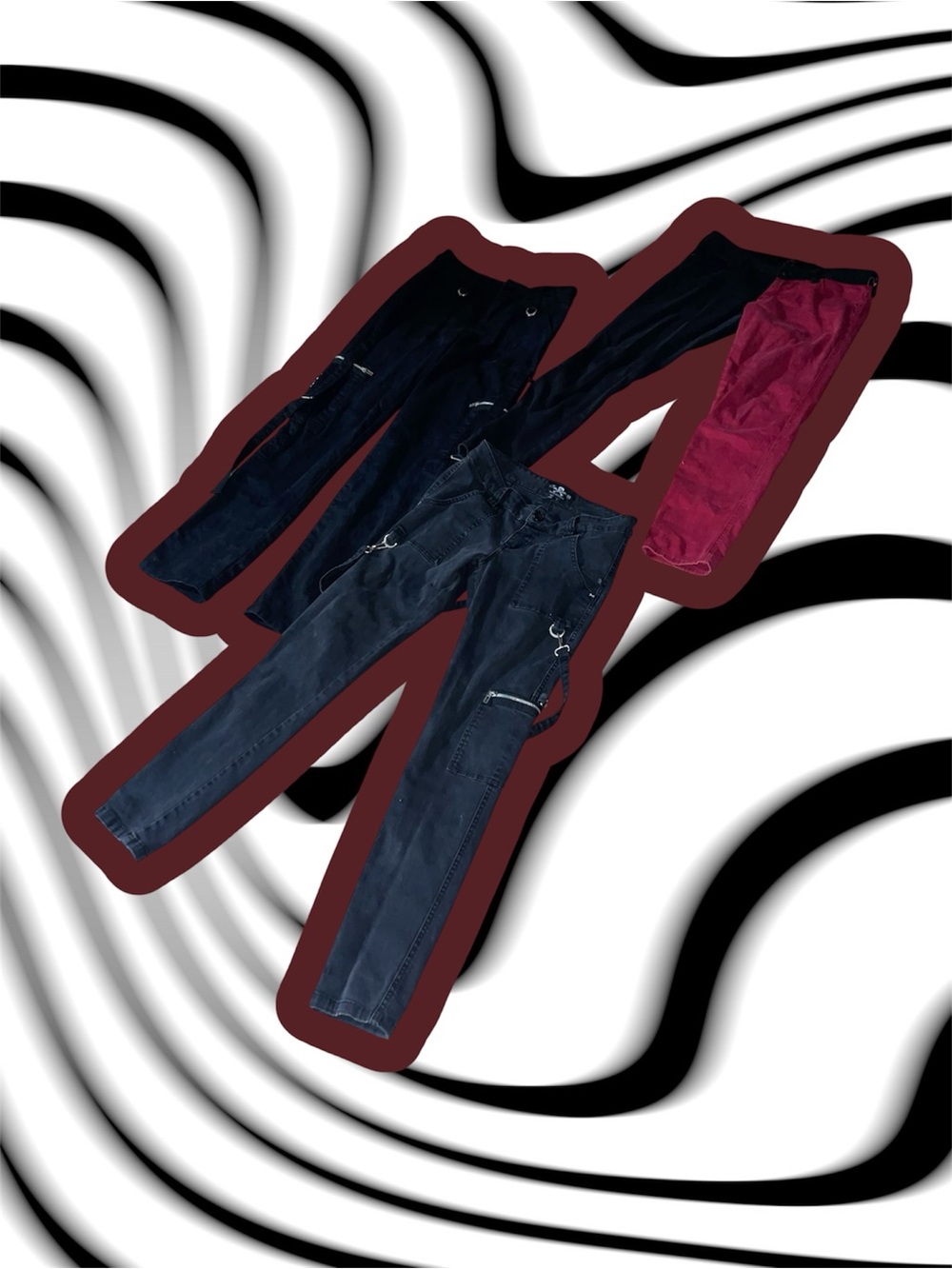 Mall Goth Bundle - Royal Bones by Tripp NYC Pants - Size 7